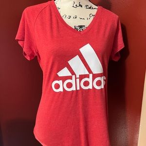 NWT ADIDAS LADIES V NECK T SHIRT